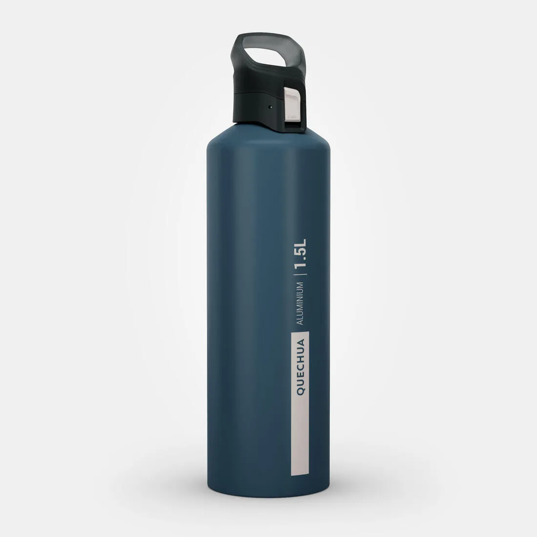 1.5L aluminium flask with quick-open cap for hiking