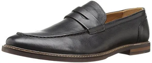 ALDO MEN'S SIGOWET PENNY LOAFER, BLACK LEATHER, 10.5 D US