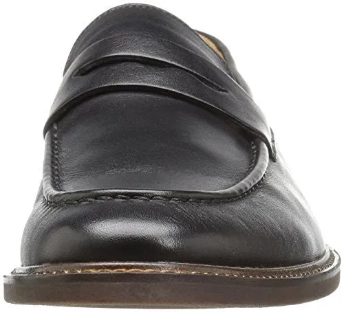 ALDO MEN'S SIGOWET PENNY LOAFER, BLACK LEATHER, 10.5 D US