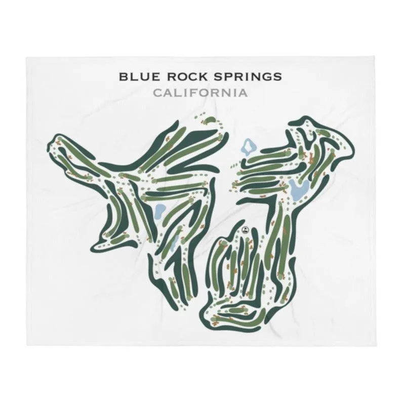 Blue Rock Springs, California - Printed Golf Courses