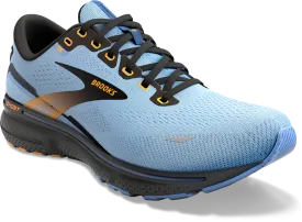 Brooks Women's Ghost 15 Running Shoe - Light Blue/Black/Yellow 1203801B437