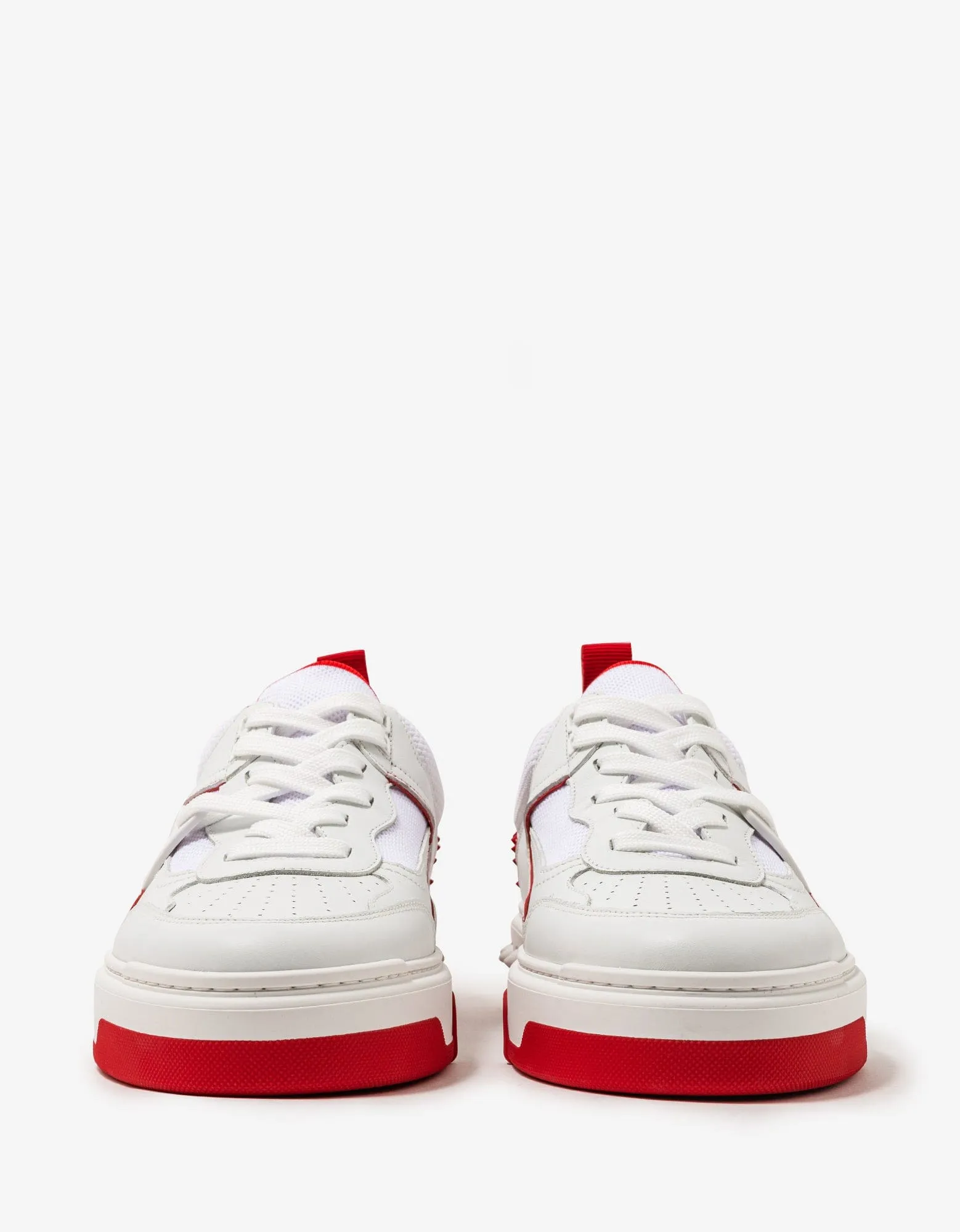 Christian Louboutin Astroloubi White & Red Trainers