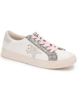 Corkys Women's Supernova Fashion Sneaker - Silver Glitter 51-0030