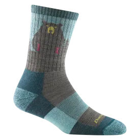 Darn Tough Women's Bear Town Micro Crew Lightweight Hiking Sock - Aqua