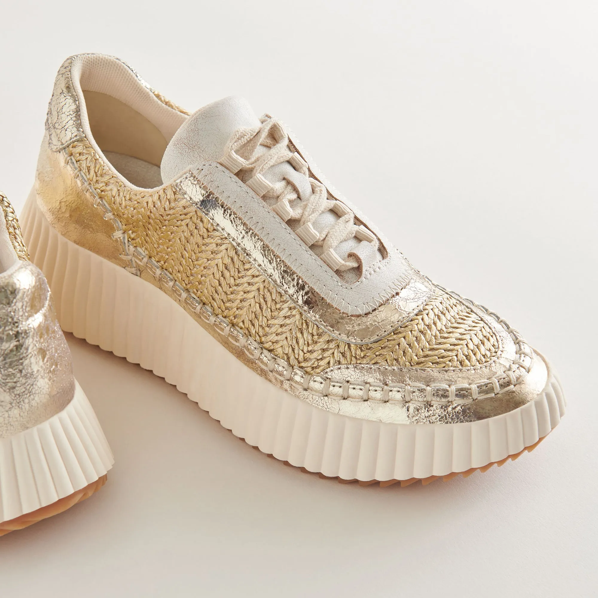 DOLEN SNEAKERS GOLD KNIT