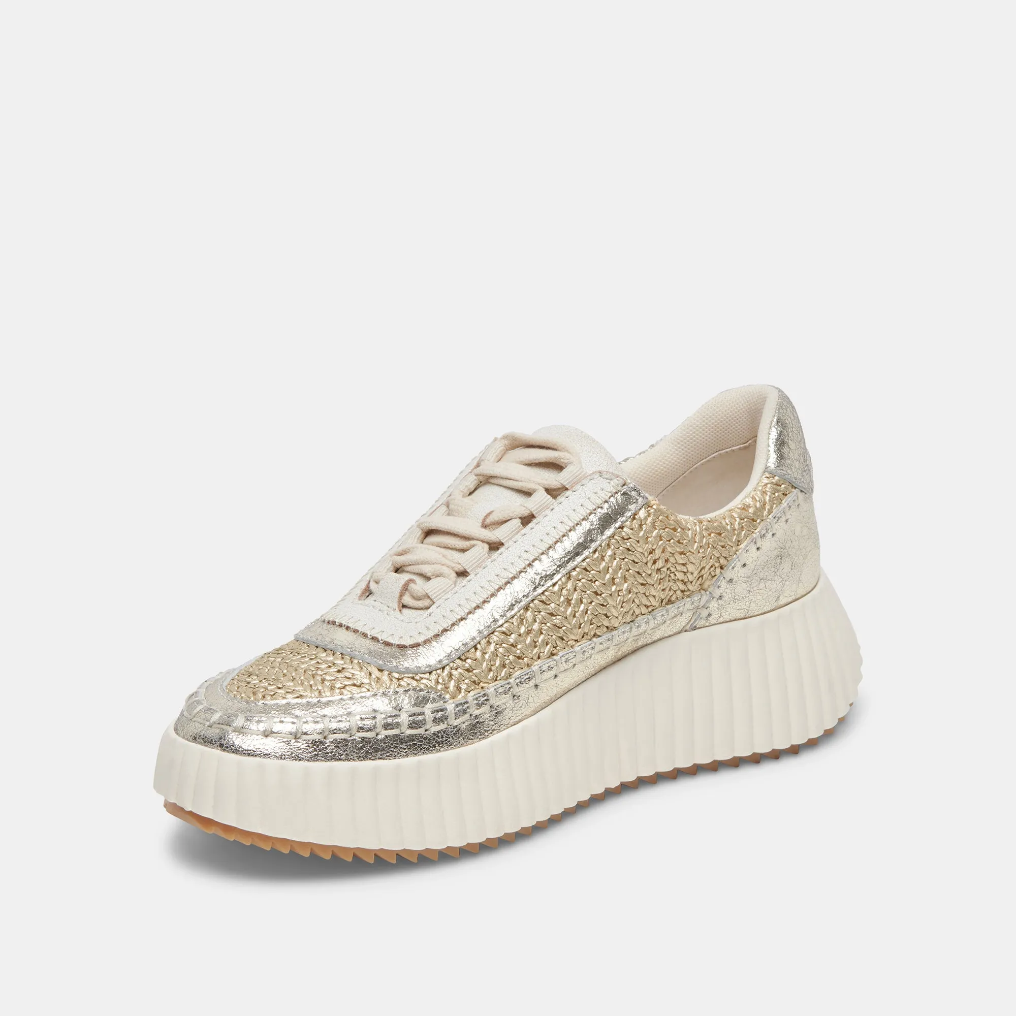 DOLEN SNEAKERS GOLD KNIT