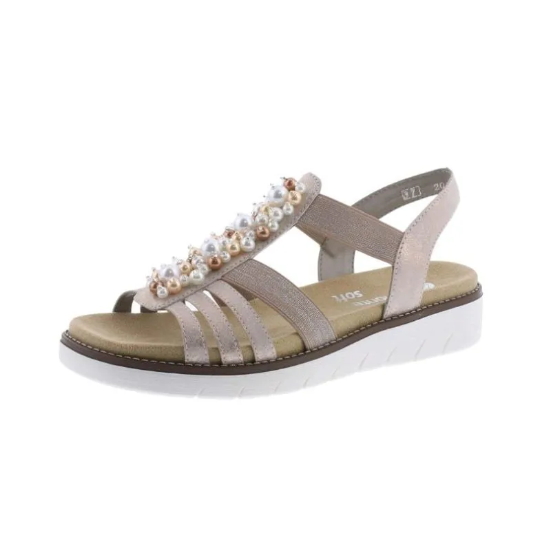 Remonte D2047-31 Rosegold Women's Sandals