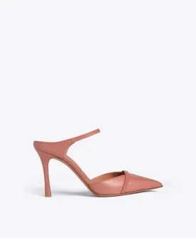 Uma 90 Pink Leather Mules