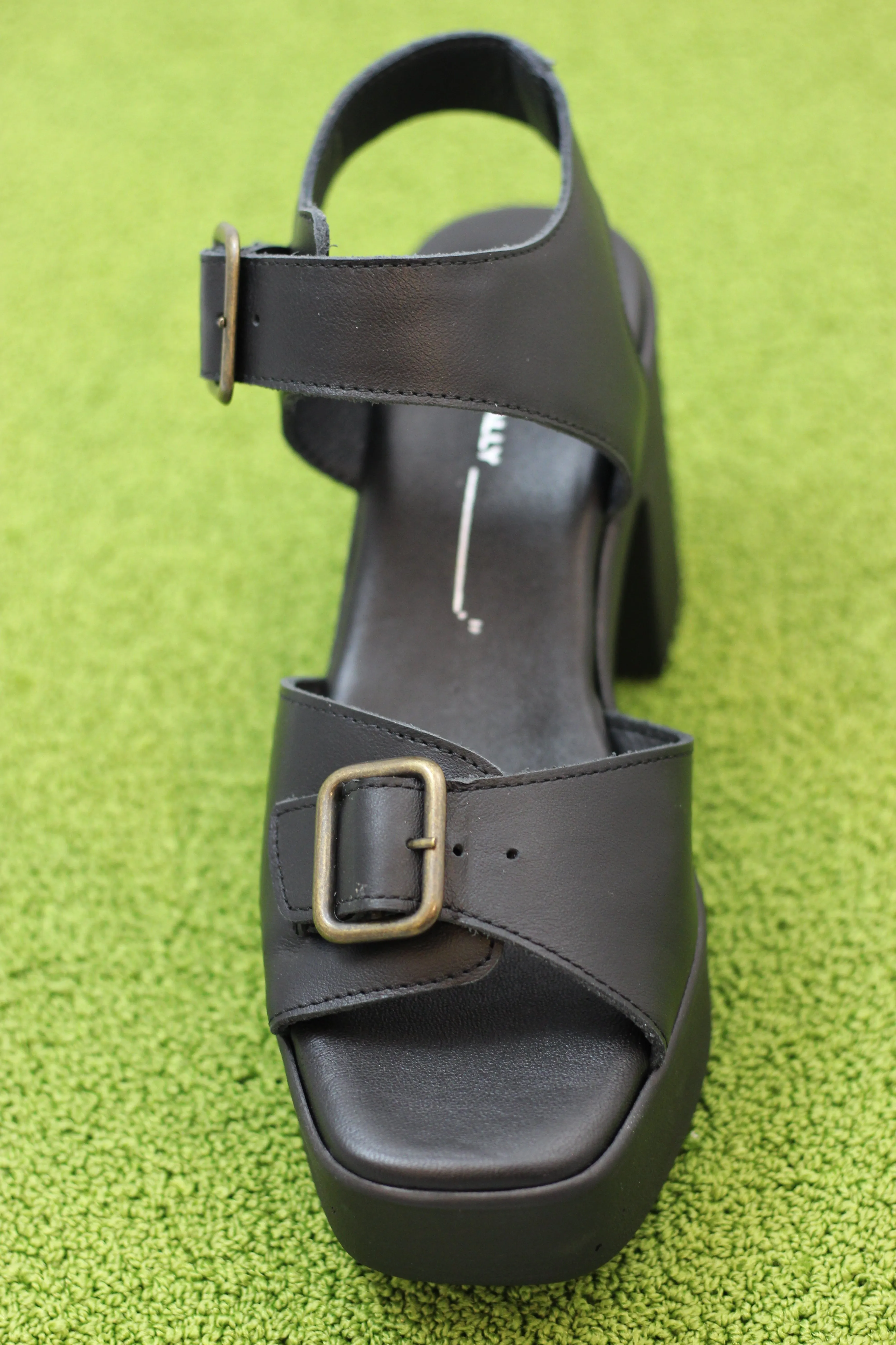 Women's Margo Sandal - Black Leather